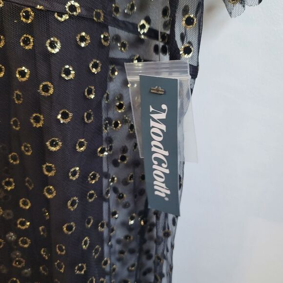 New Modcloth Shimmer and Swish Midi Dress Size 1X - Picture 6 of 10